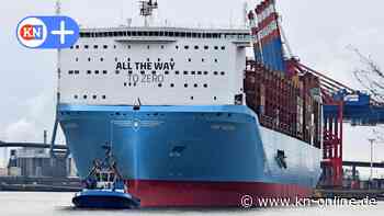 Maersk präsentiert größtes Methanol-Containerschiff in Hamburg