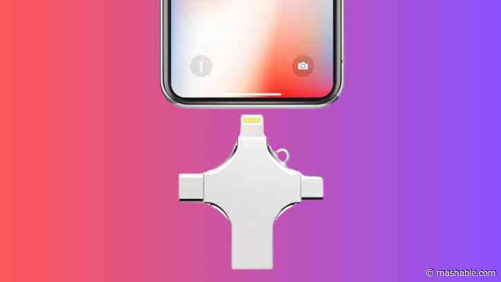 Connect with this 4-in-1 smart flash drive for just $21