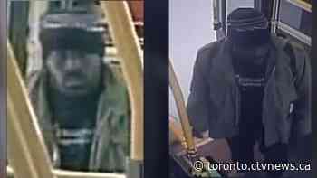 Police searching for suspect after victim assaulted on TTC bus at Kipling Station