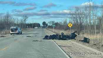 Multiple people injured in horse drawn buggy crash