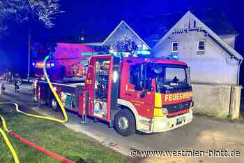 Feuerwehr in Rödinghausen im Einsatz