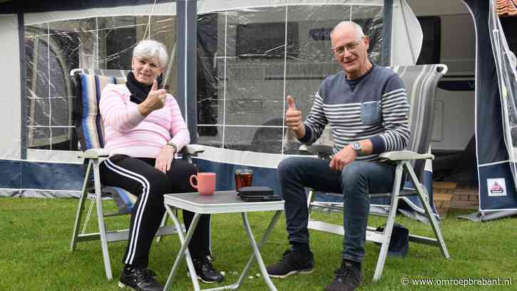 Weer of geen weer: het kampeerseizoen is begonnen en daar zijn zij blij mee