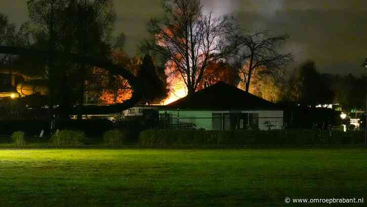 Brand bij chalet van Peter Gillis is aangestoken