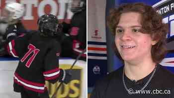 Meet the youngest player to make Canada's blind hockey team