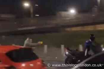 North Circular Road - Police 'deploy taser' at motorcyclist
