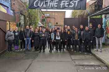 Metal-Fans in Scharen zum Culthe-Fest am Hawerkamp