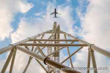 Thorpe Park Hyperia is so tall riders can collect air miles