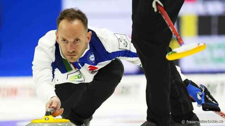 Italy’s Retornaz beats Canada’s Gushue 7-6 at world men’s curling championship