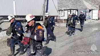 13 Bergleute verschüttet: Helfer stellen Suche in russischer Goldmine ein