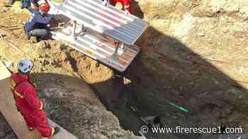 Ga. worker rescued after being nearly buried alive in trench collapse