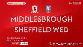 Middlesbrough 2-0 Sheffield Wednesday