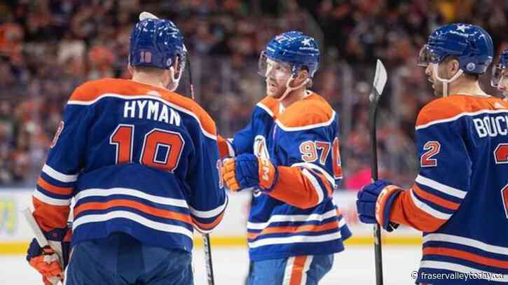 Edmonton Oilers forward Connor McDavid named NHL’s first star of the week