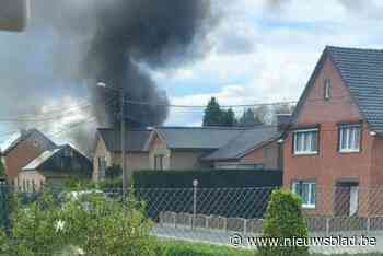 Brand vernielt achterbouw in Diepenbeek