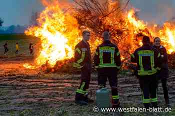 Osterfeuer sind im Altkreis Lübbecke weiterhin sehr beliebt