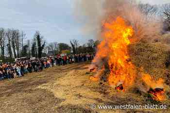 Osterfeuer im Altkreis Halle ziehen hunderte Besucher an