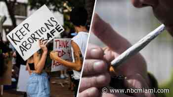 Florida voters will decide whether to protect abortion rights and legalize pot in November