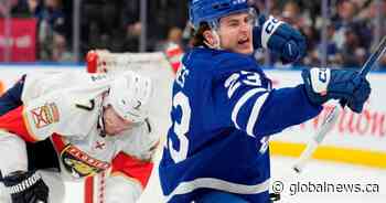 Matthews scores two more, Leafs down Panthers