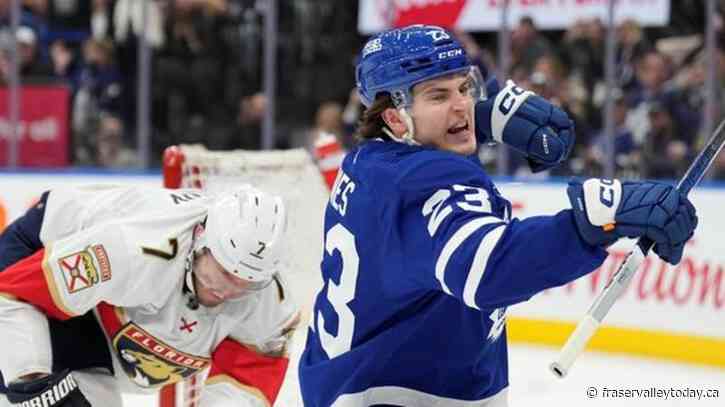 Matthews scores two more, Leafs hang on to beat Panthers in potential playoff preview