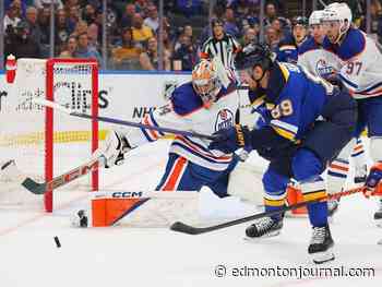 Here's the situation: Edmonton Oilers singing the Blues in St. Louis