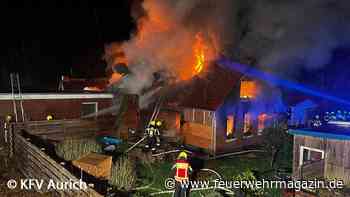 Familie rettet sich aus brennendem Wohnhaus