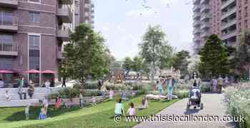 Plans for 18-storey tower blocks in Woolwich with a new park