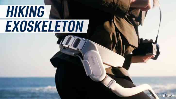 This AI exoskeleton is designed to help you hike easier and faster