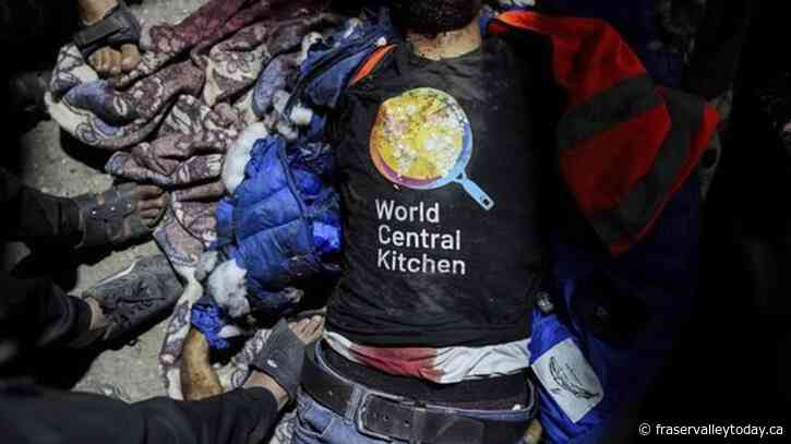 Aid group says Israeli strike kills 7 of its workers in Gaza, including foreigners