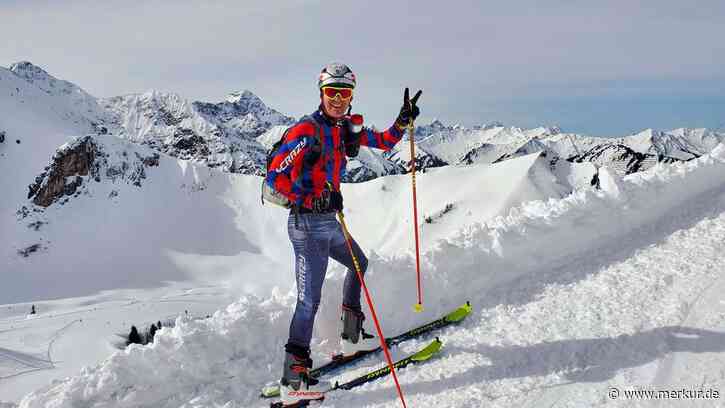 Kauferinger Triathlet Tom Weikert beim SellaRonda-Skimarathon in Italien