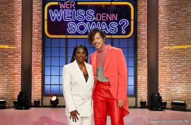 anz-Duell: Jorge González und Motsi Mabuse bei "Wer weiß denn sowas?" - Das Wissensquiz vom 8. bis 12. April 2024, um 18:00 Uhr im Ersten