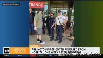 Texas firefighter shot during welfare check, released from hospital