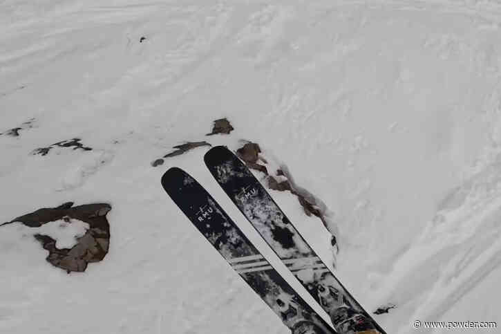 Tahoe Skier Shows Why Spring Is King At Palisades Tahoe, CA