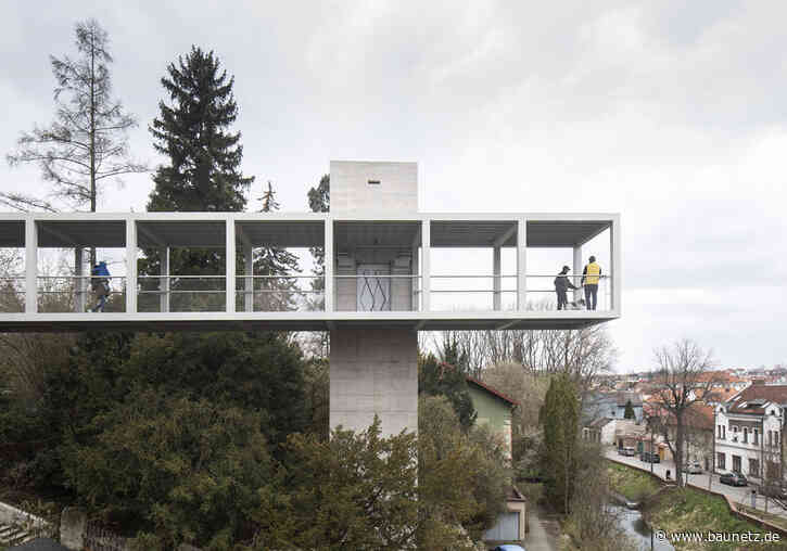 Verbindende Aussicht
 - Fußgängerbrücke von Ehl & Koumar Architekti in Litomyšl