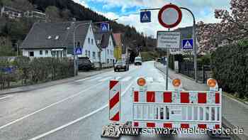 B 294 bei Calmbach gesperrt: Campingplatz und Forellenpark weiter erreichbar