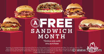 Arby’s to offer free sandwiches to loyalty program members
