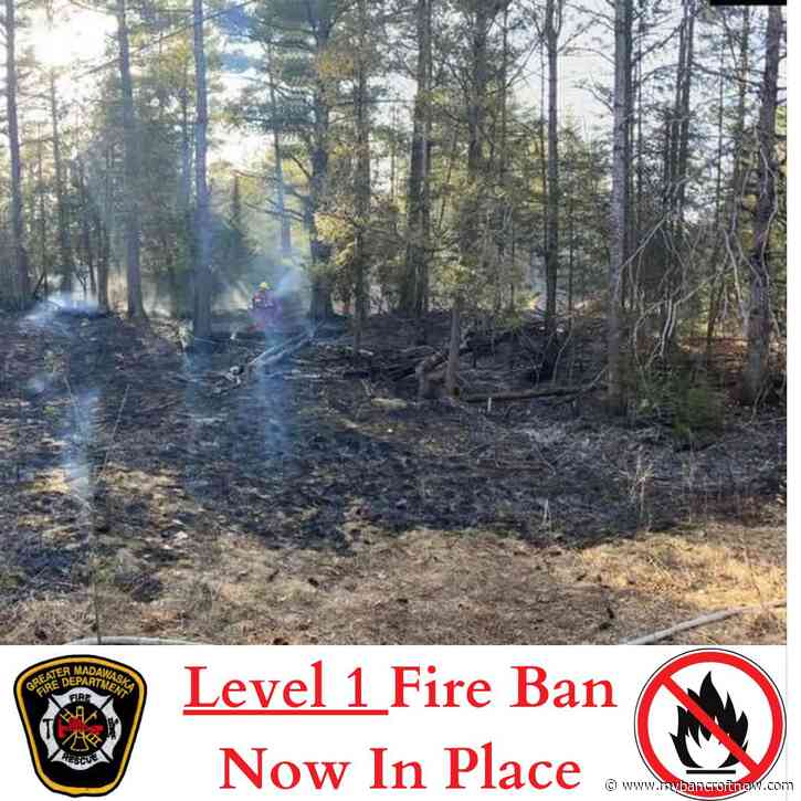 Opeongo Rd fire leads to level 1 Fire Ban in the township of Madawaska Valley