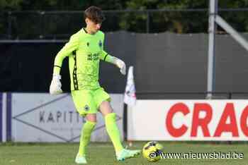 Jonge doelman Axl De Corte (18) laat zich meteen gelden bij debuut voor Club NXT, maar blijft kritisch: “Op hoge ballen moet ik nog trainen”