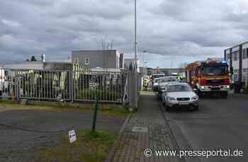 FW Pulheim: Brand einer Müllpresse löst Feuerwehreinsatz aus