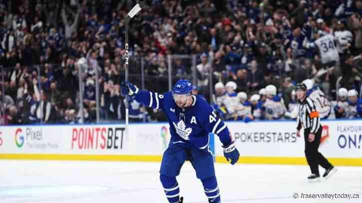 Leafs D Morgan Rielly set to return from injury; Marner ‘unlikely’ to play Wednesday