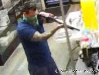 Edmonton police seek public's help after armed robbery at smoke shop