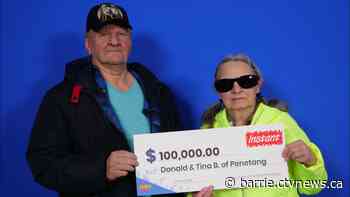Married couple from Simcoe County win big with lottery