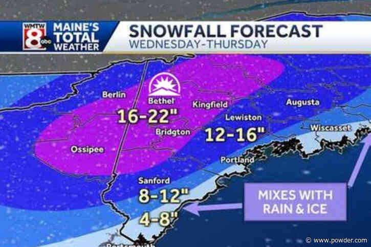Sunday River Calling For "Serious" Snow Totals This Week