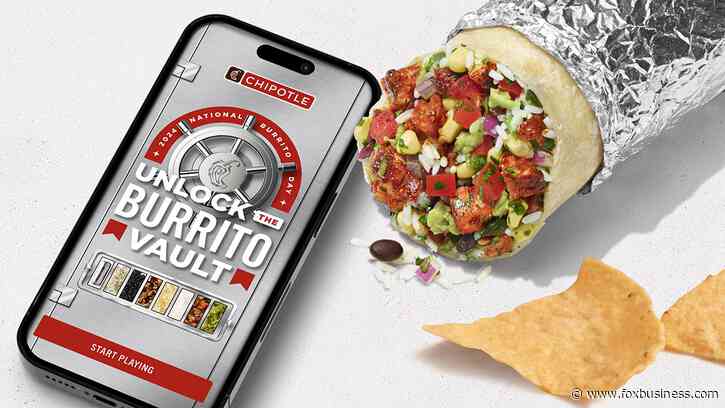 Chipotle offering food lovers a chance to win free burritos for a year on National Burrito Day