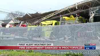 Storm collapses roof, walls of Ohio firehouse