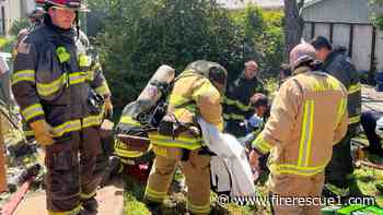 Calif. firefighters rescue occupant inside burning house