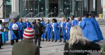 As tax year end looms, 16-piece gospel choir performs for under-pressure HMRC staff