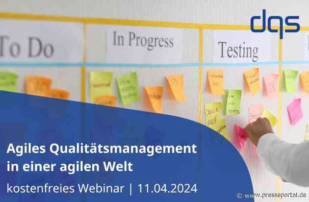 Agiles Qualitätsmanagement in einer agilen Welt / Den Wandel in der VUKA-Welt gestalten / Kostenfreies Impulswebinar am 11.04.2024