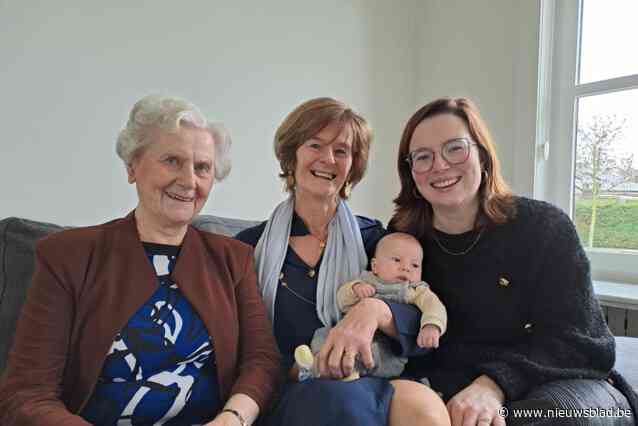 Baby Colette zorgt voor viergeslacht in vrouwelijke lijn