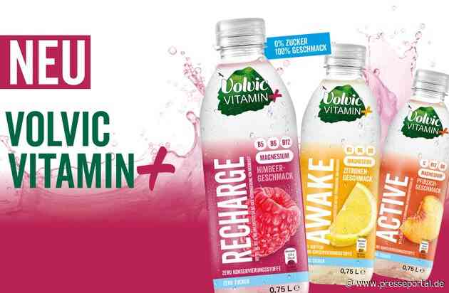 NEU: VOLVIC VITAMIN+ / Volvic lanciert erstmals funktionales natürliches Mineralwasser mit Vitaminen und Magnesium