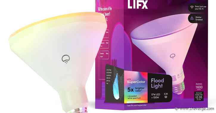 Lifx launches two new 1,600-lumen bulbs that work with Matter