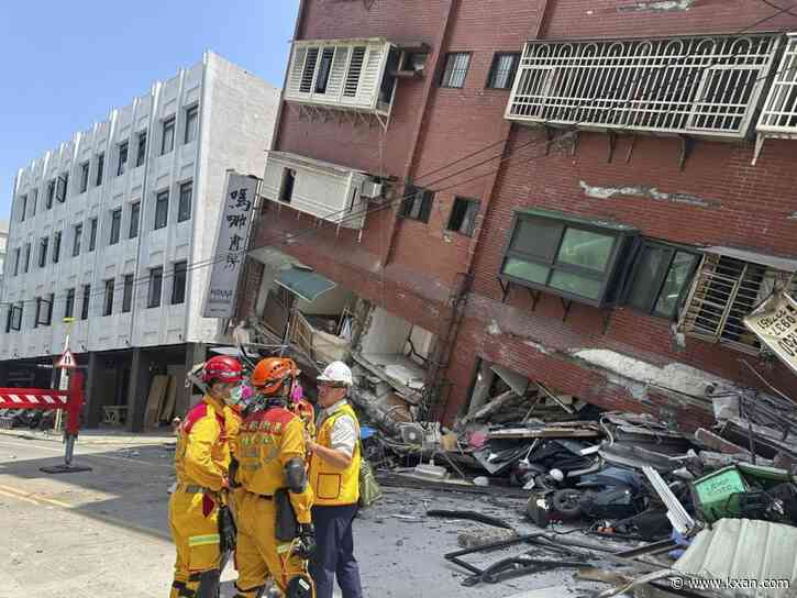 Strongest earthquake in 25 years rocks Taiwan